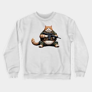 Tactical Cat Crewneck Sweatshirt